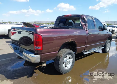 2005 Dodge Ram 2500 Slt/Laramie z USA, uszkodzony, nr VIN 3D7KS28C85G745097